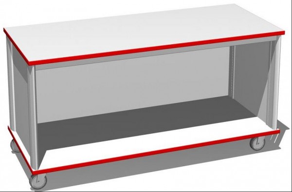 Systemunterbauschrank ohne Flügeltüren 1200 x 600 x 600 mm